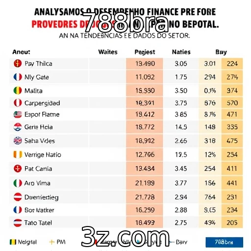788bra : Desempenho financeiro de provedores de jogos sob análise